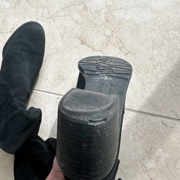 Original Pre-owned STUART WEITZMAN Darla Suede Over-The-Knee Boots Size 9 - Picture 8 of 16